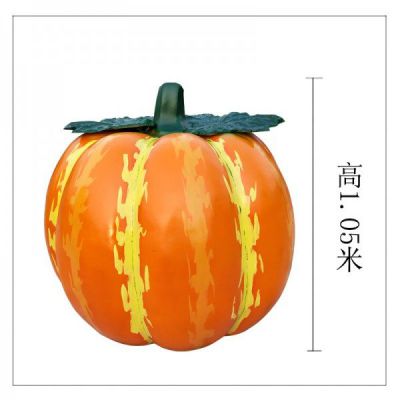 玻璃鋼彩繪園林農場(chǎng)大型蔬菜景觀(guān)南瓜