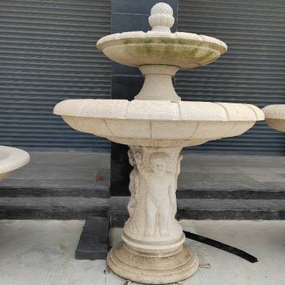 花崗巖浮雕歐式流水花盆噴泉小區戶(hù)外景觀(guān)雕塑