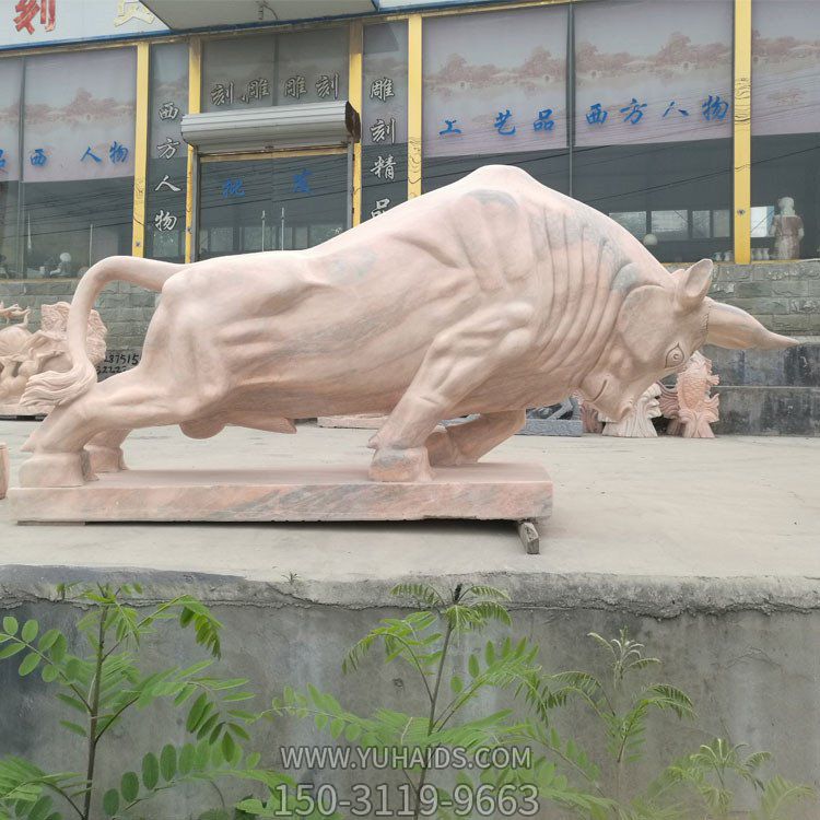 工廠(chǎng)企業(yè)門(mén)口大型農耕勵志牛雕塑