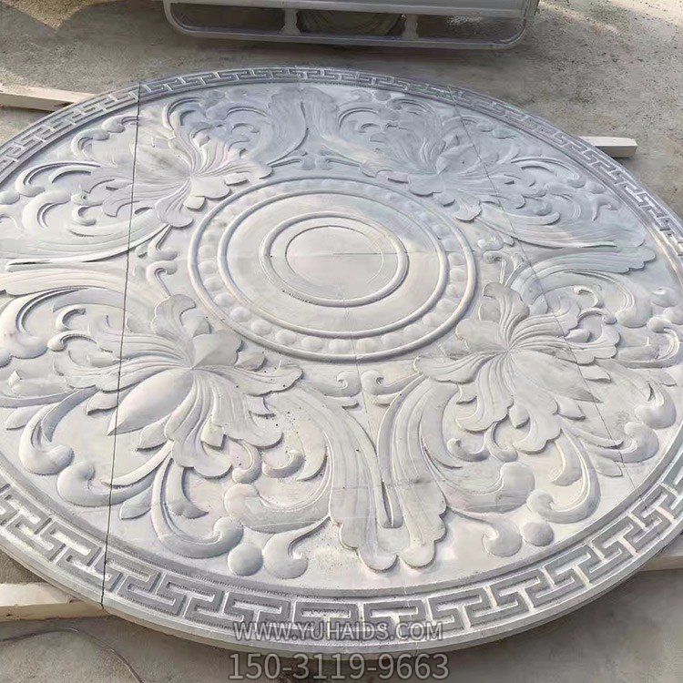 圓形浮雕地面壁畫(huà)雕塑