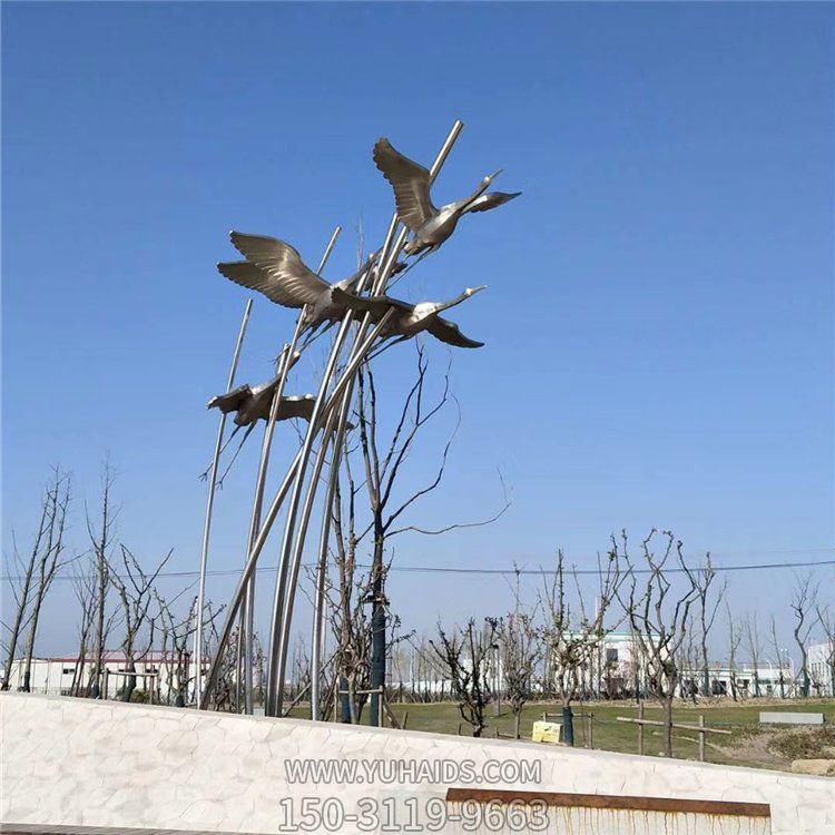 廣場(chǎng)戶(hù)外園林景觀(guān)仙鶴雕塑