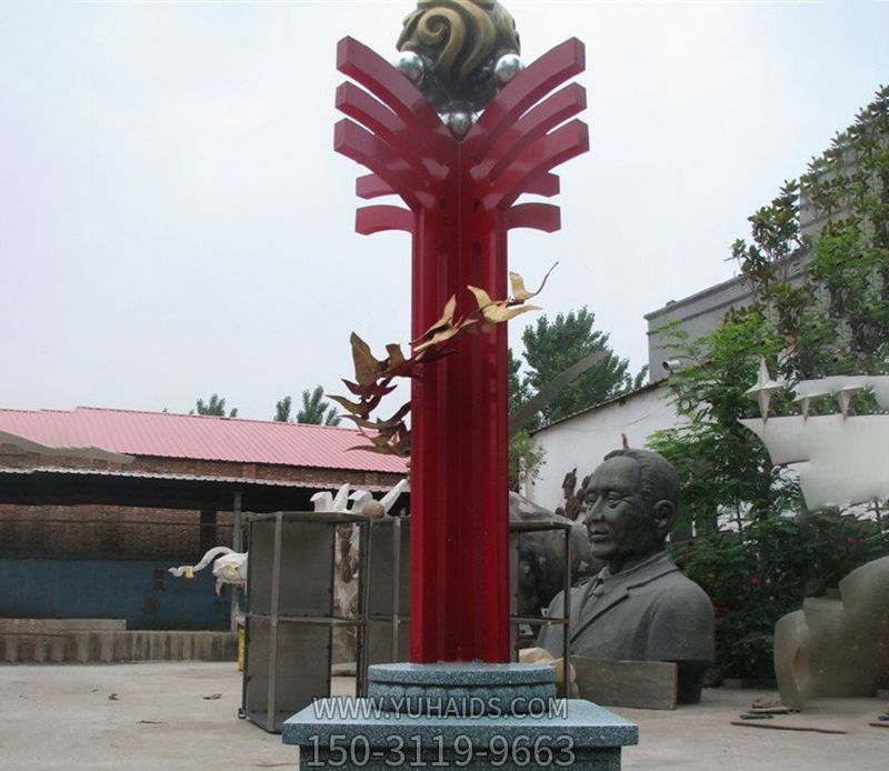 城市不銹鋼創(chuàng )意大雁飛翔雕塑