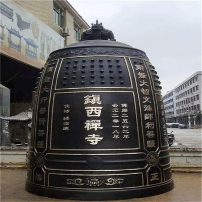 園林戶(hù)外玻璃鋼仿銅銅鐘雕塑