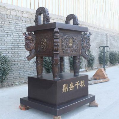 戶(hù)外景區大型四方鼎雕塑