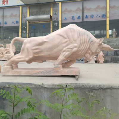 工廠(chǎng)企業(yè)門(mén)口大型農耕勵志牛雕塑