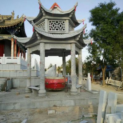 大理石石雕戶(hù)外園林景觀(guān)涼亭雕塑