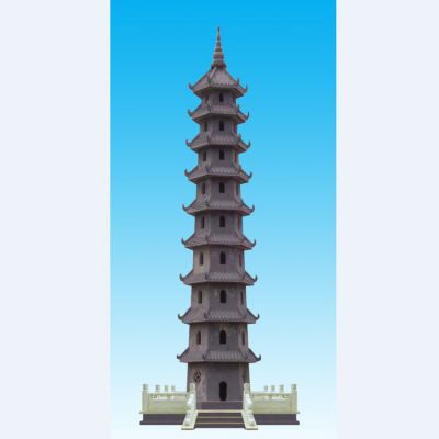 寺廟大型多層佛塔景觀(guān)擺件