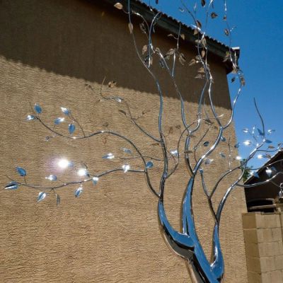 不銹鋼鏡面創(chuàng  )意景觀(guān)樹(shù)