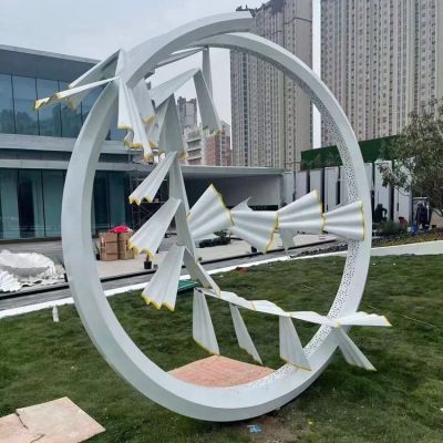 園林戶(hù)外創(chuàng  )意景觀(guān)圓環(huán)雕塑