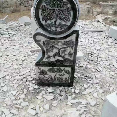 庭院門(mén)口門(mén)墩青石石雕鎮宅抱鼓石