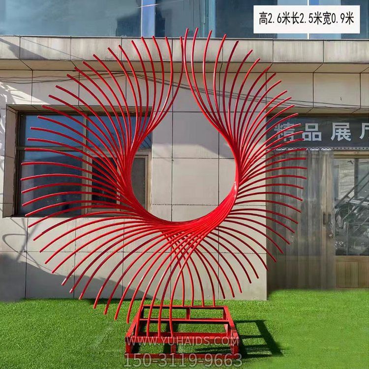 不銹鋼彩繪拉絲戶(hù)外景觀(guān)擺件雕塑