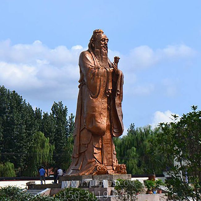 景區園林大型至圣先師孔子孔圣人景觀(guān)銅雕像 景區園林大型至圣先師孔子孔圣人景觀(guān)銅雕像