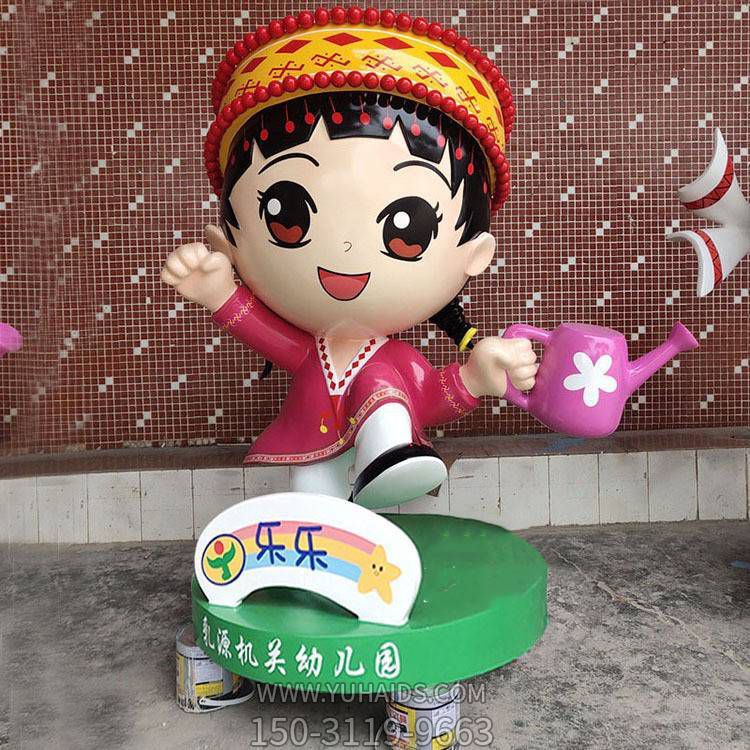 幼兒園戶(hù)外操場(chǎng)玻璃鋼卡通人物景觀(guān)擺件雕塑