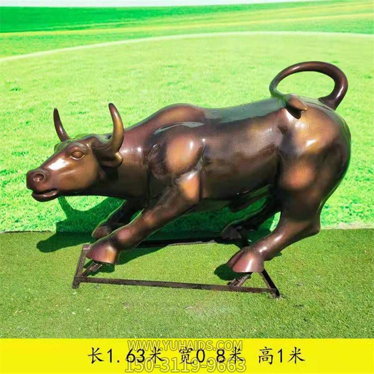 玻璃鋼工廠(chǎng)企業(yè)大型農耕牛雕塑