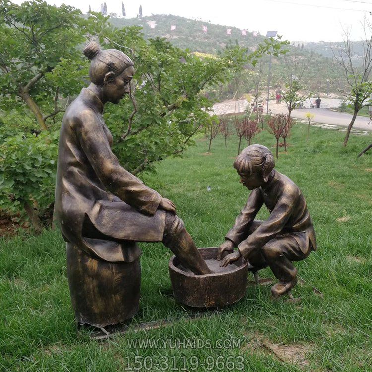 給媽媽洗腳，中國傳統禮儀，孝道主題人物<a href=