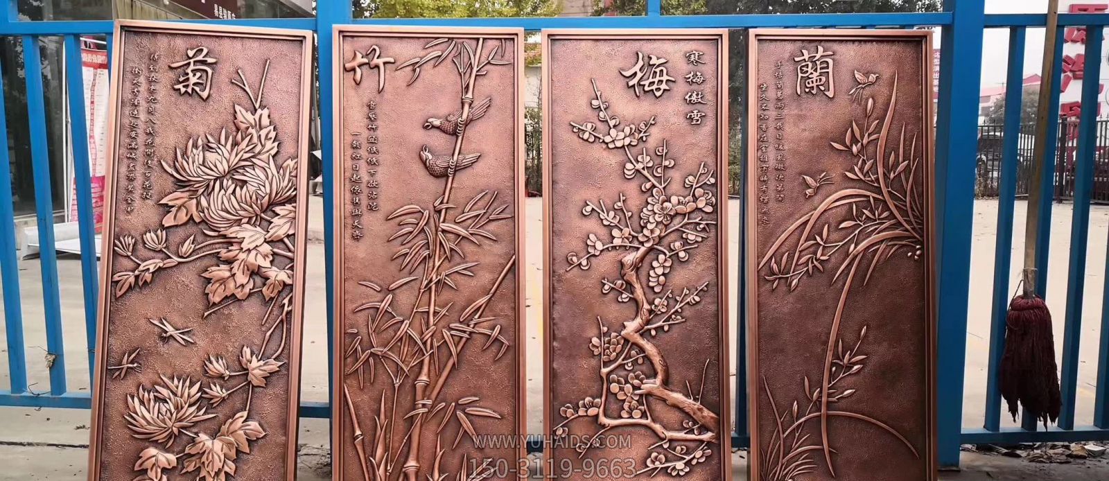 銅雕壁畫(huà)創(chuàng )意雕塑