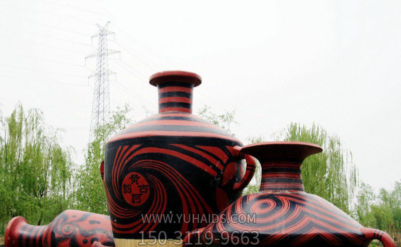 不銹鋼噴漆烤漆創(chuàng  )意戶(hù)外景觀(guān)花盆雕塑