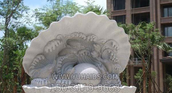 公園小區動(dòng)物浮雕漢白玉噴泉石雕雕塑