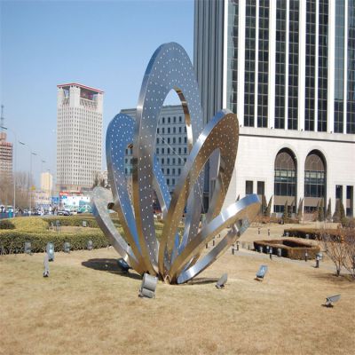 酒店園林不銹鋼城市雕塑加工 花園景觀(guān)小品裝飾 大型擺件