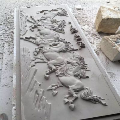 浮雕壁畫(huà)雕塑 室內庭院地雕影壁雕塑
