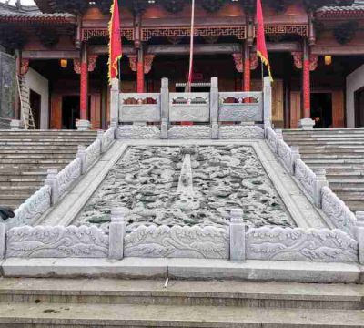 庭院花園景觀(guān)中式浮雕欄桿欄板雕塑