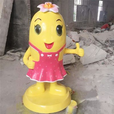 卡通游樂(lè )場(chǎng)幼兒園玻璃鋼彩繪可愛(ài)公仔雕塑
