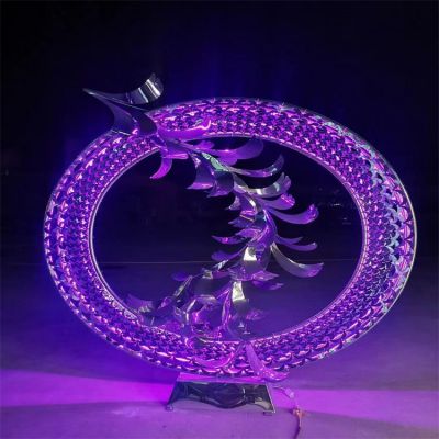 戶(hù)外發(fā)光照明鏤空圓環(huán)