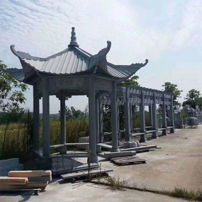 公園戶(hù)外石雕長(cháng)廊大理石園林景觀(guān)雕塑
