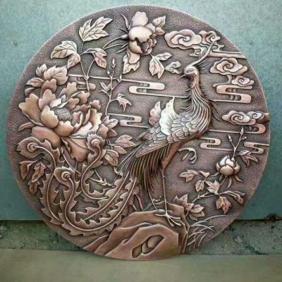 銅雕浮雕戶(hù)外園林景觀(guān)壁畫(huà)雕塑