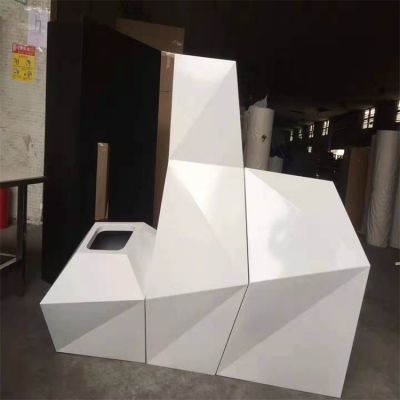 不銹鋼幾何戶(hù)外園林景觀(guān)抽象景觀(guān)雕塑