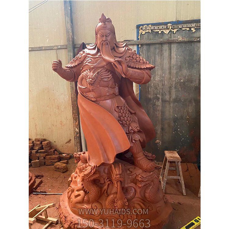 大型玻璃鋼關(guān)公雕塑鑄銅九龍關(guān)公雕像酒店武財神關(guān)公景觀(guān)擺件