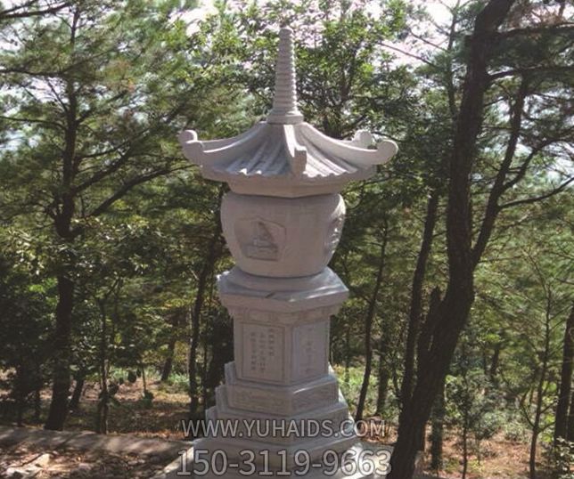 塔園林景觀(guān)大理石雕塑