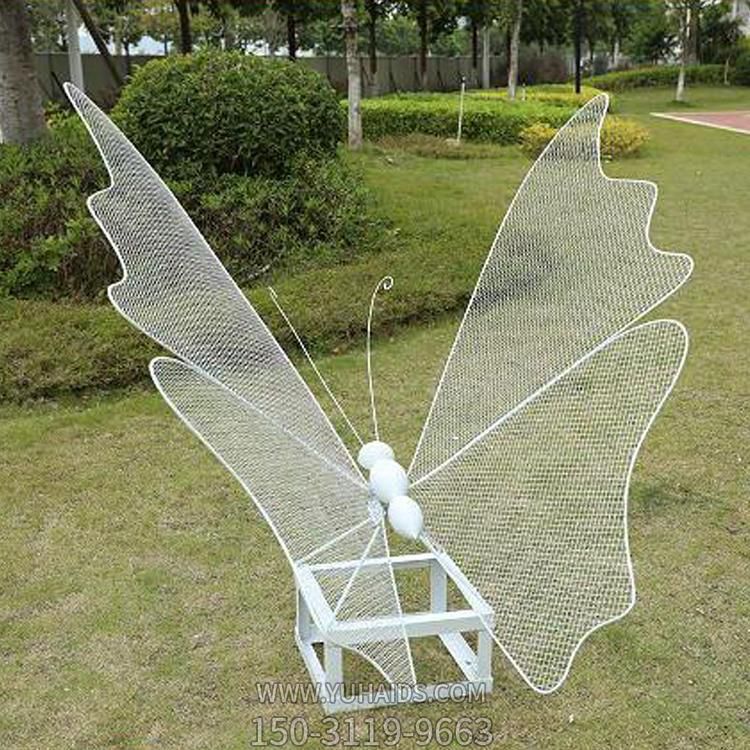 大型鐵藝鏤空蝴蝶擺件房地產(chǎn)園林景觀(guān)雕塑