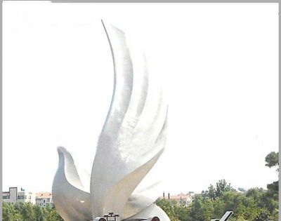 鴿子雕塑-公園廣場(chǎng)創(chuàng  )意不銹鋼創(chuàng  )意鴿子雕塑
