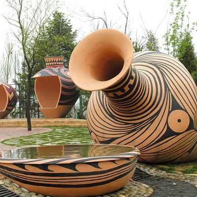 玻璃鋼創(chuàng  )意瓶子，休閑公園景觀(guān)雕塑