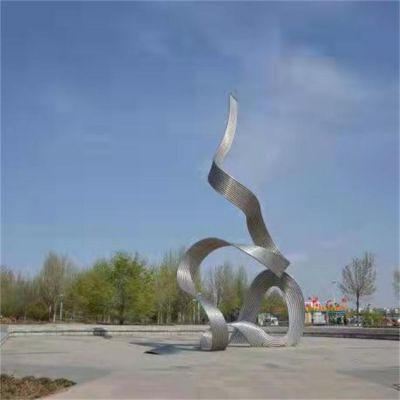 園林景觀(guān)廣場(chǎng)不銹鋼異性景觀(guān)雕塑