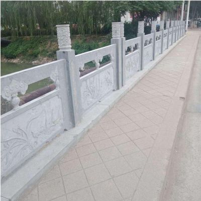 大理石石雕景觀(guān)欄桿欄板雕塑