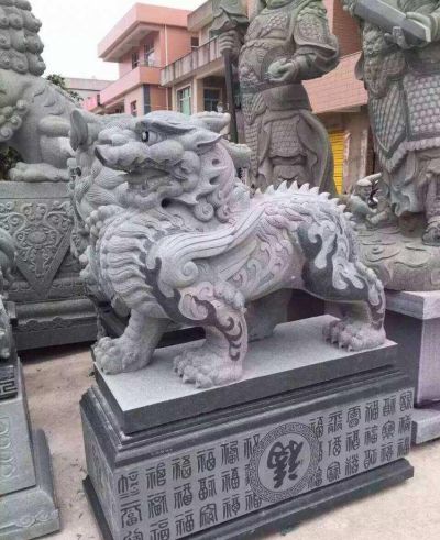 廣場(chǎng)砂石景觀(guān)石雕貔貅雕塑
