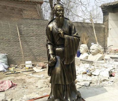 廣場(chǎng)銅雕名醫人物華佗雕塑
