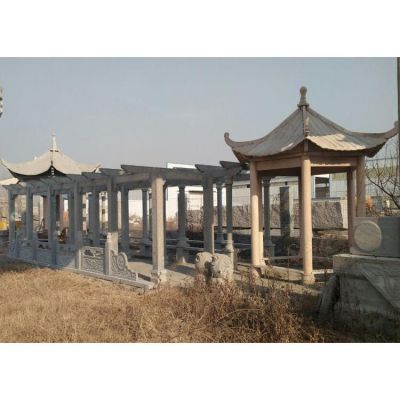 園林戶(hù)外大理石石雕長(cháng)廊雕塑