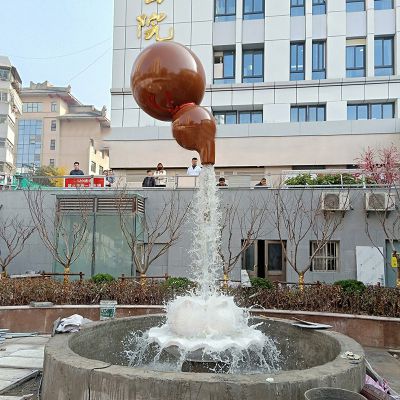 天壺“添?！眲?chuàng  )意景觀(guān)葫蘆雕塑