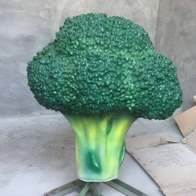 農場(chǎng)公園街邊玻璃鋼卡通彩繪仿真水果蔬菜雕塑
