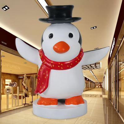 商場(chǎng)游樂(lè )場(chǎng)玻璃鋼卡通雪人雕塑