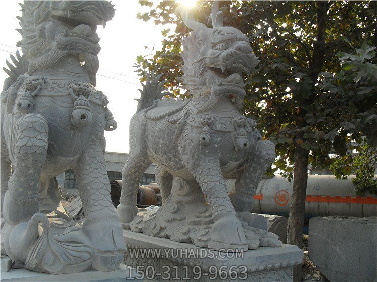 大理石工廠(chǎng)企業(yè)麒麟雕塑
