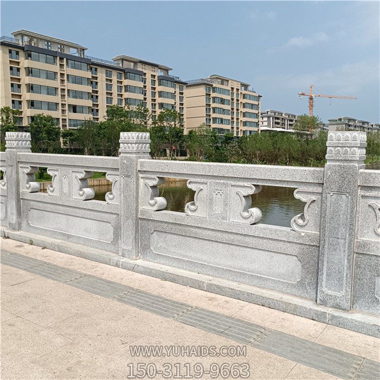 戶(hù)外園林景觀(guān)大理石石雕欄桿欄板雕塑