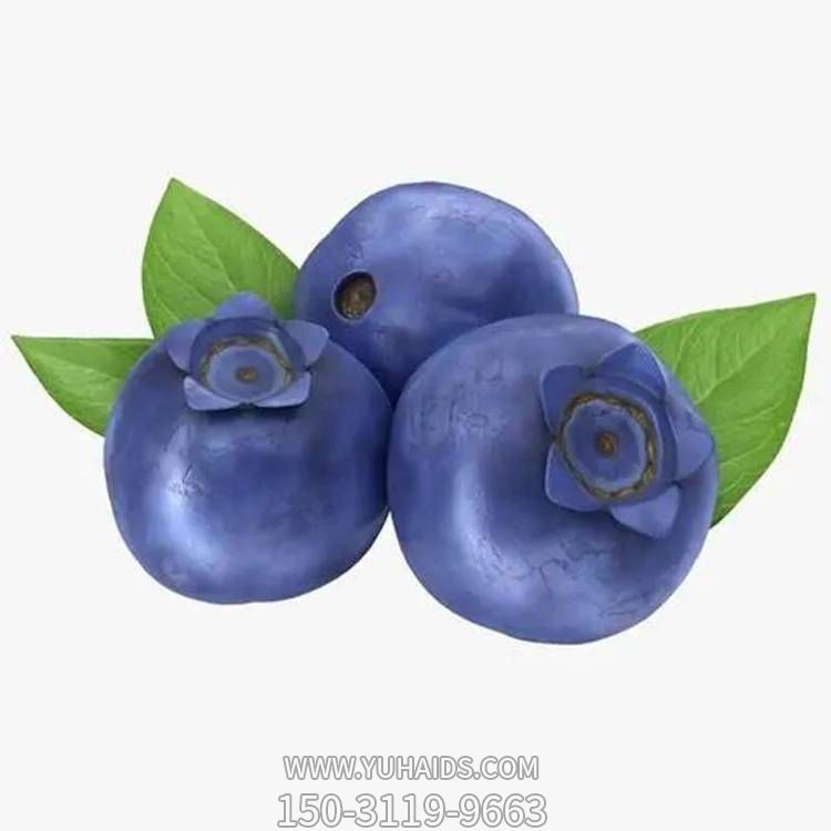 藍莓，玻璃鋼仿真果蔬雕塑