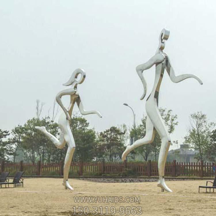 戶(hù)外大型抽象創(chuàng  )意運動(dòng)主題人物雕塑