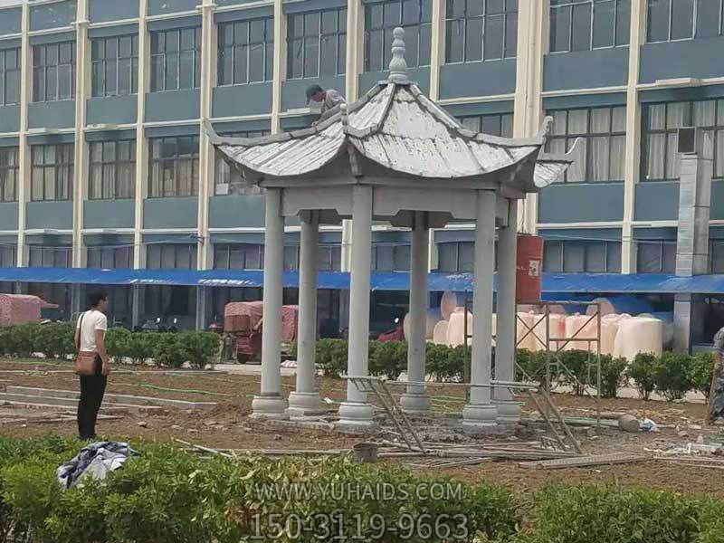 酒店戶(hù)外景觀(guān)擺放休閑六角涼亭雕塑