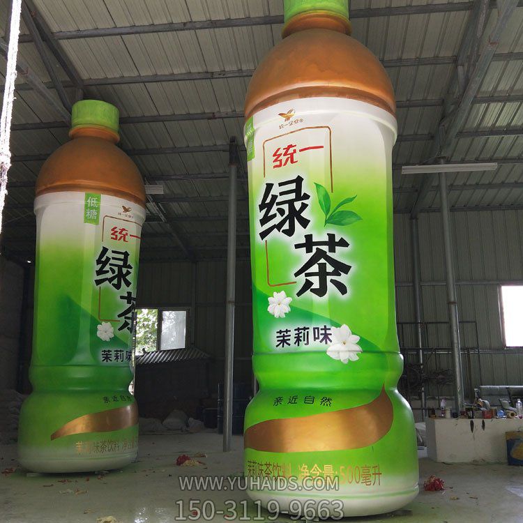 大型玻璃鋼仿真飲料瓶商場(chǎng)擺放宣傳景觀(guān)雕塑