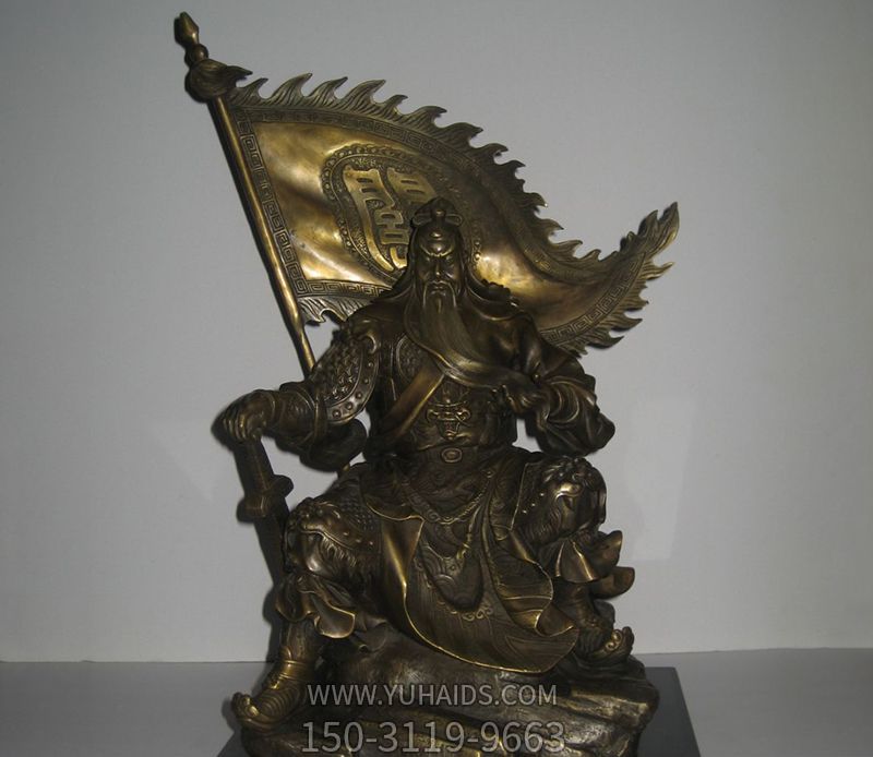 景區寺廟大型銅雕佛像關(guān)公雕塑